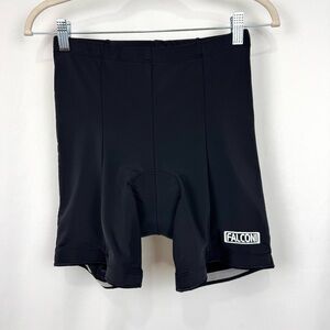 Falconi Cycling Shorts Women’s XXL Black Padded Chamois 6” Bike Shorts High Rise
